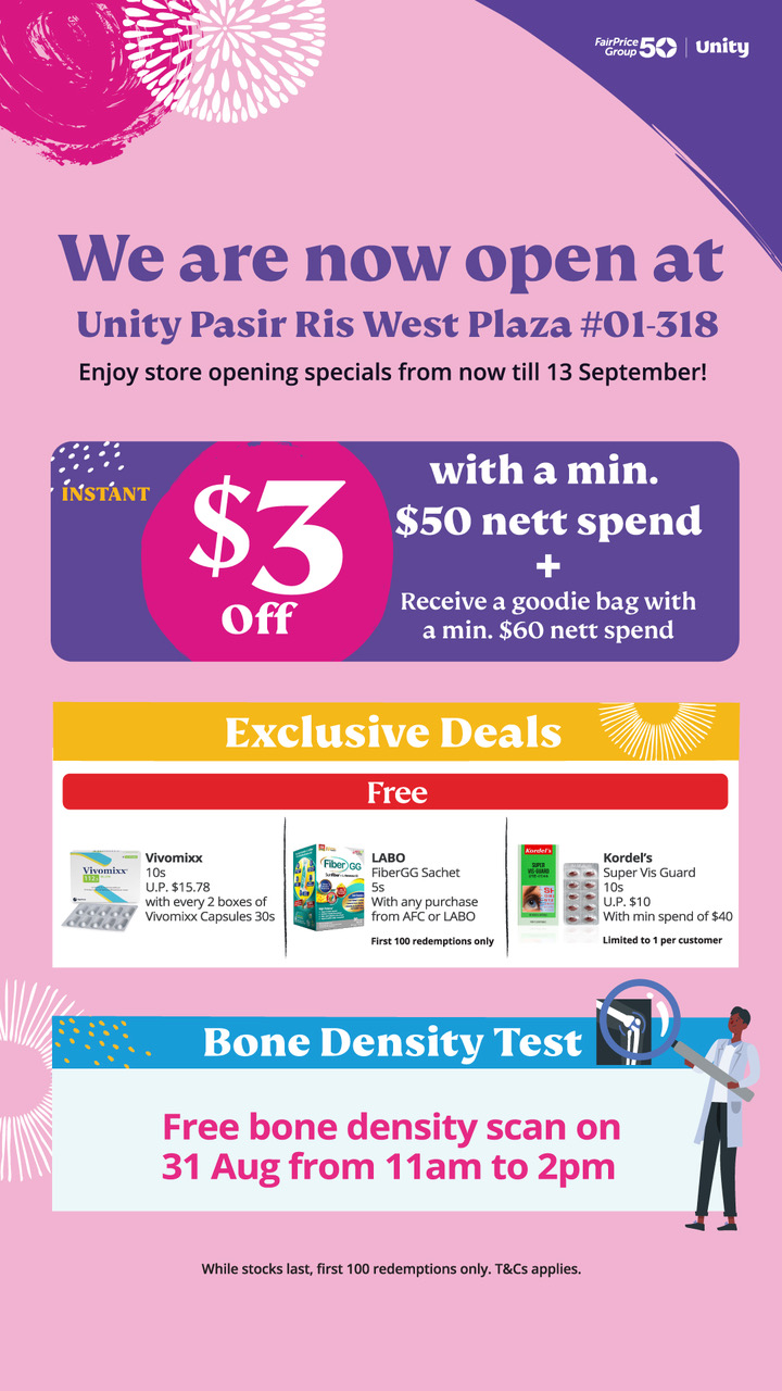 Pasir Ris West Plaza Store Opening - Unity