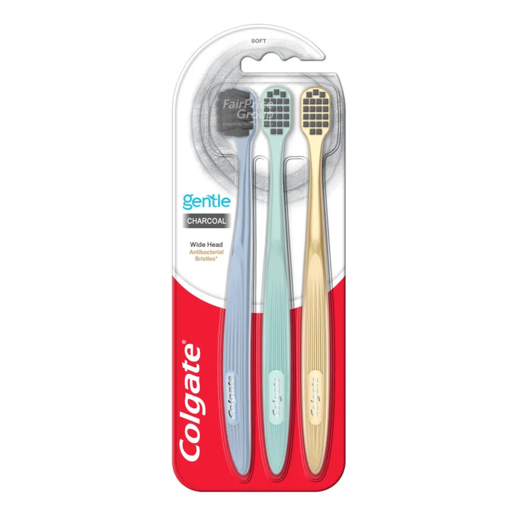 Colgate Gentle Toothbrush – Charcoal 3s