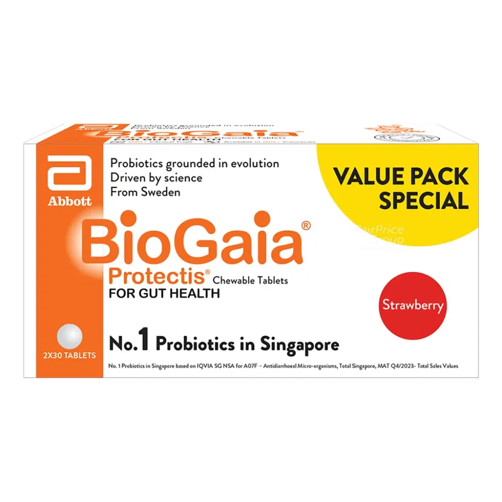 Abbott BioGaia Protectis Chewable Tablets – Strawberry 2 x 30S