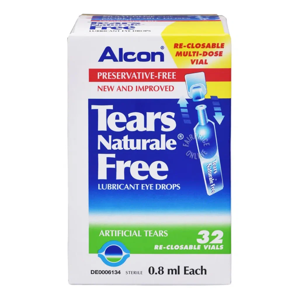 Alcon Tears Naturale Free Lubricant Eye Drops 32s x 0.8ml