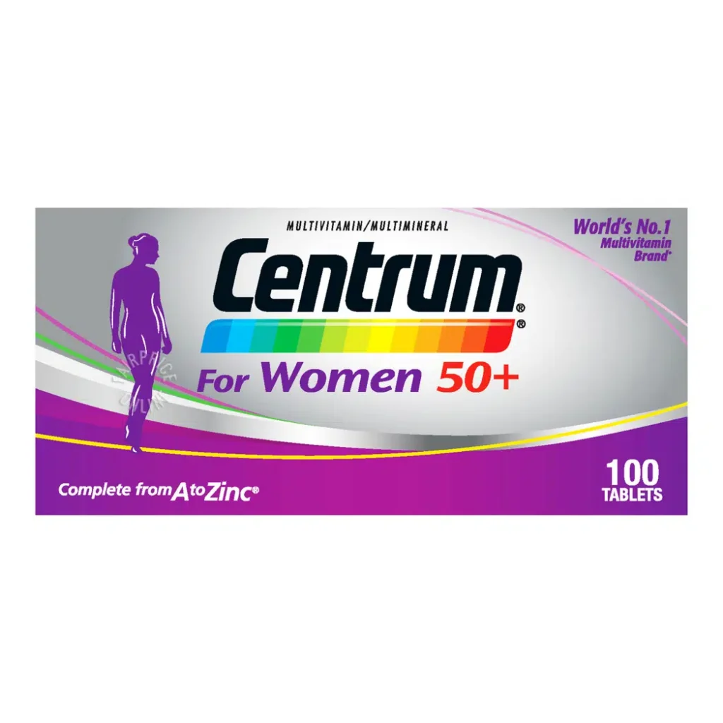 Centrum Multivitamin Tablets – For Women 50+ 100s