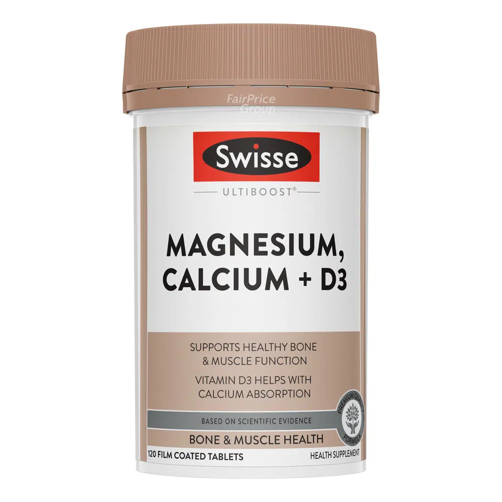 Swisse Ultiboost Magnesium Calcium + D3 120s