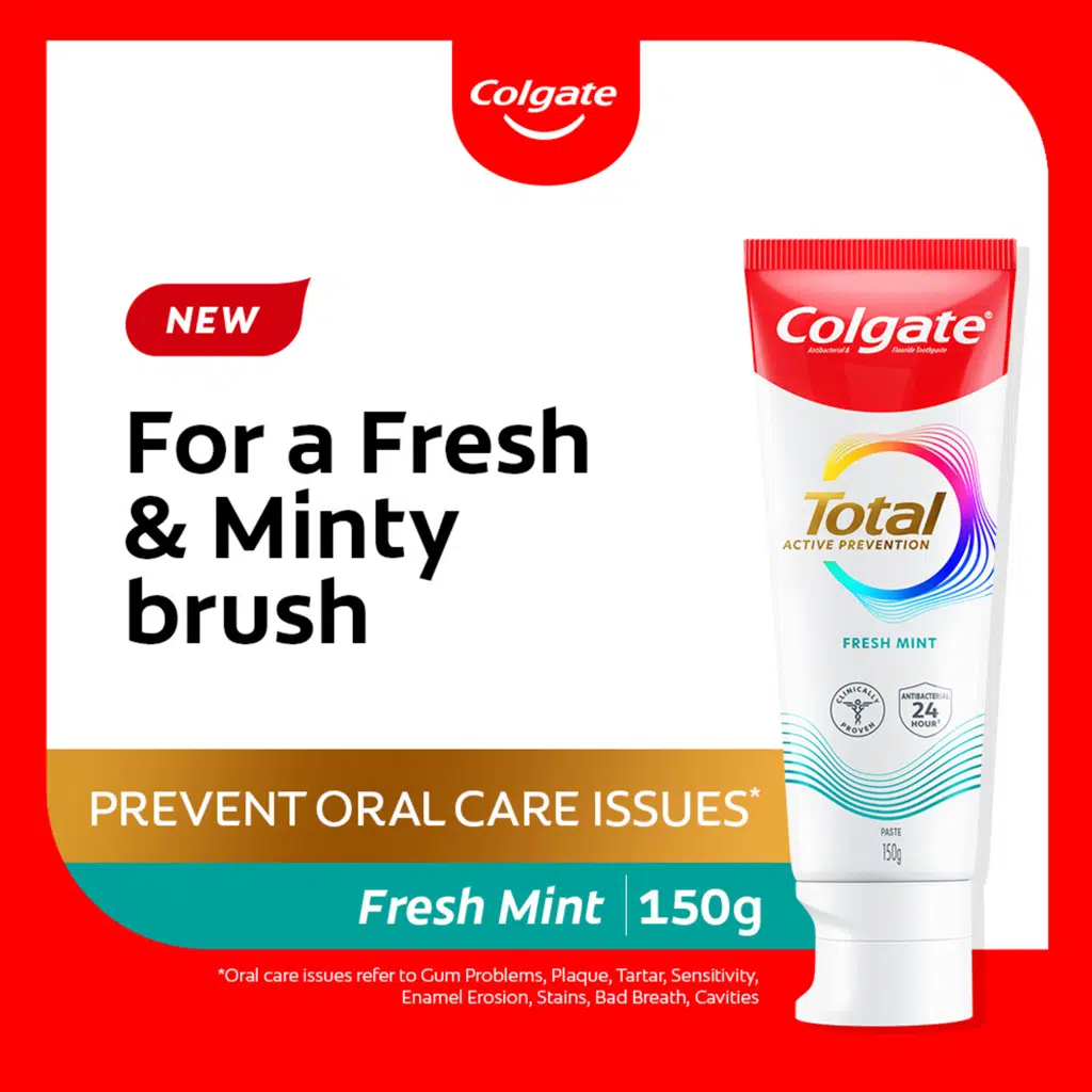 Colgate Total Toothpaste – Fresh Mint