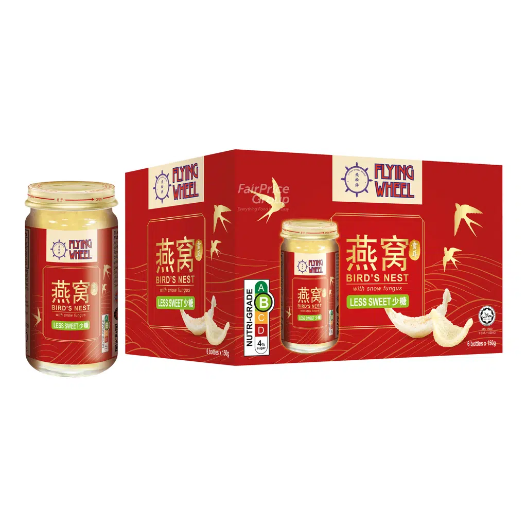 Flying Wheel Bird’s Nest Snow Fungus Less Sweet / Collagen with Red Dates