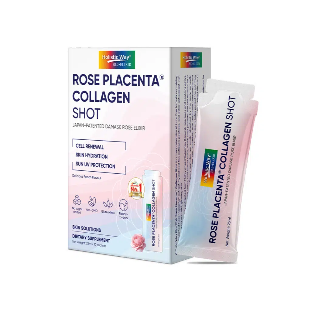 Holistic Way Bio-Elixir Rose Placenta Collagen Shots