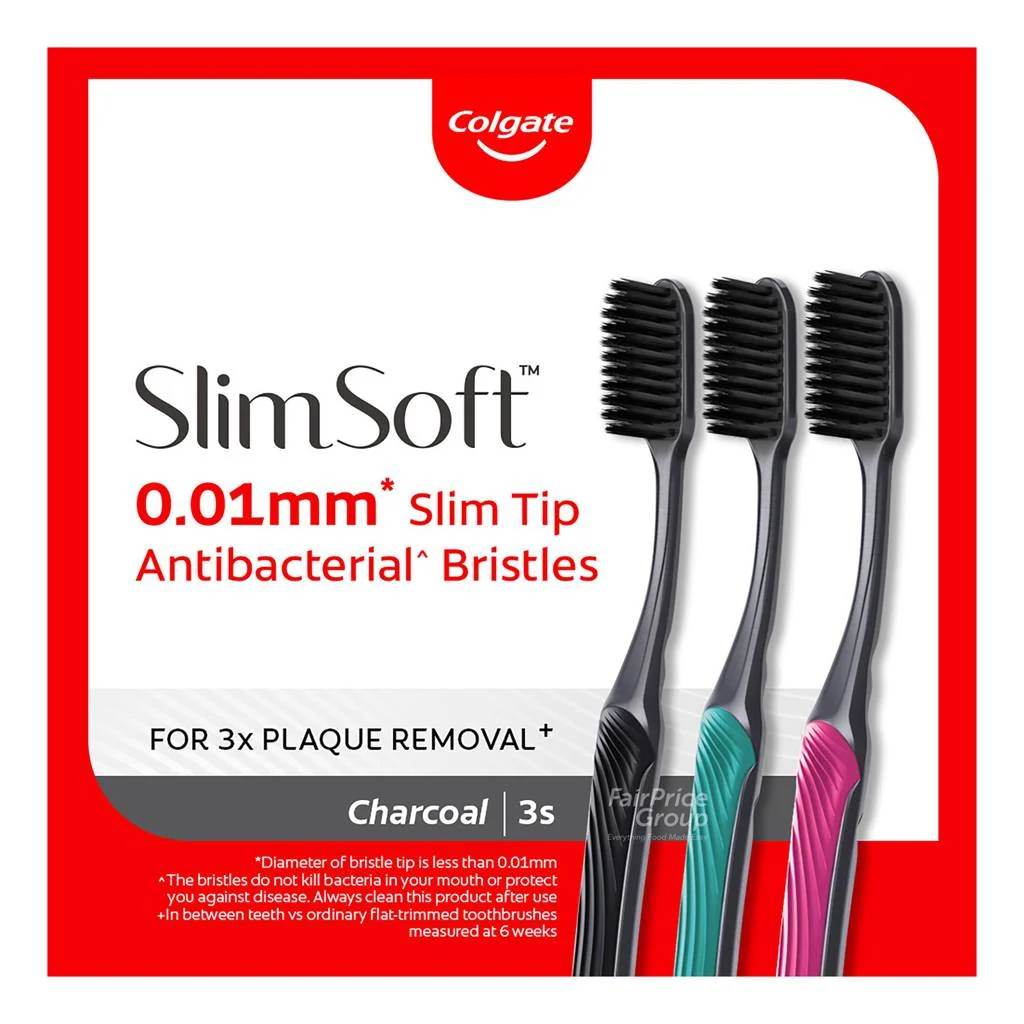 Colgate Slim Soft Charcoal Toothbrush