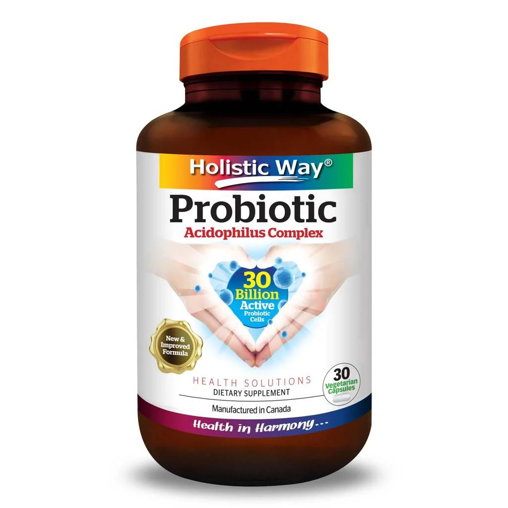 Holistic Way Probiotic Acidophilus Complex 30 Billion Capsules