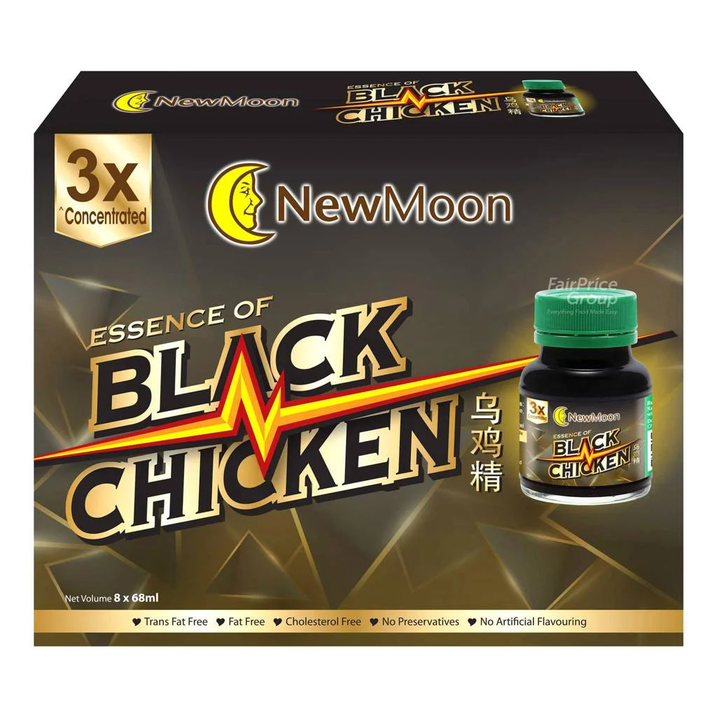 New Moon Essence Of Black Chicken 8s x 68ml