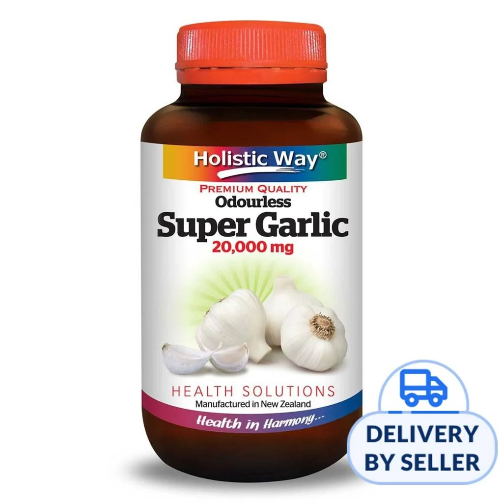 Holistic Way Super Garlic 20,000mg Capsules 60s