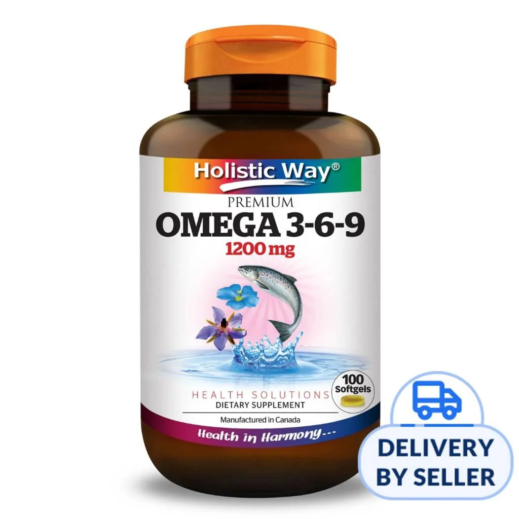 Holistic Way Omega 3-6-9 1200mg softgels 100s