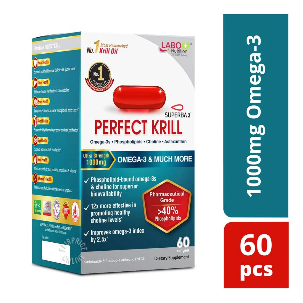 Labo Nutrition Perfect Krill 1000mg Softgels 60s