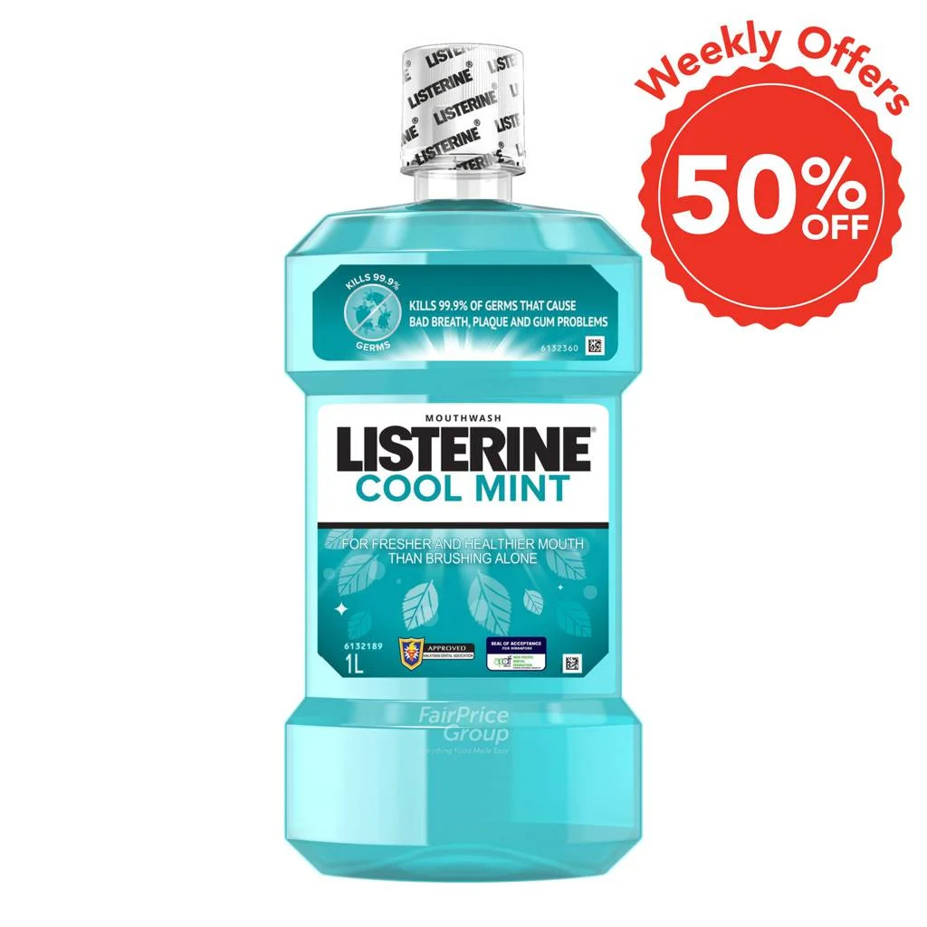 Listerine Mouthwash-Coolmint 1L