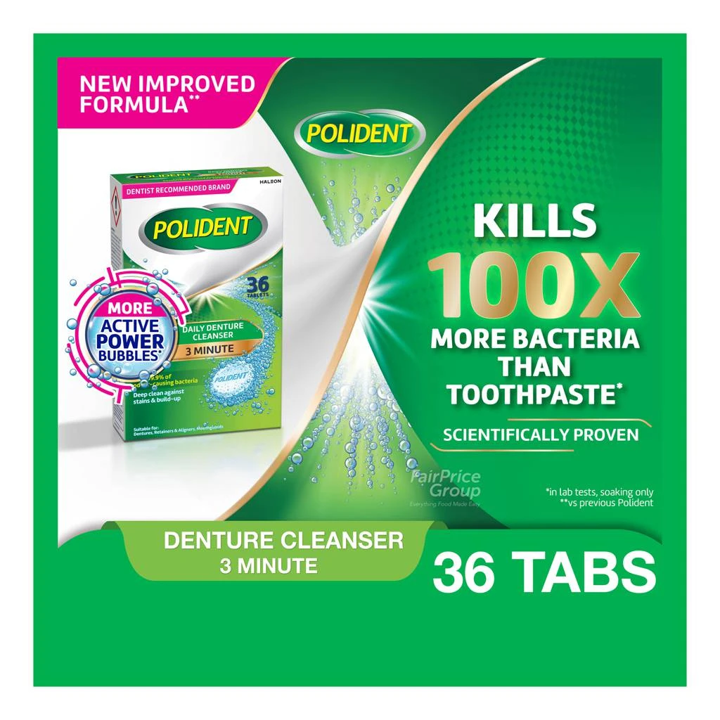 Polident 3min Cleanser Twins 2s