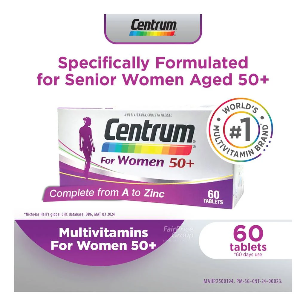 Centrum For Women 50+ Tablets 60s