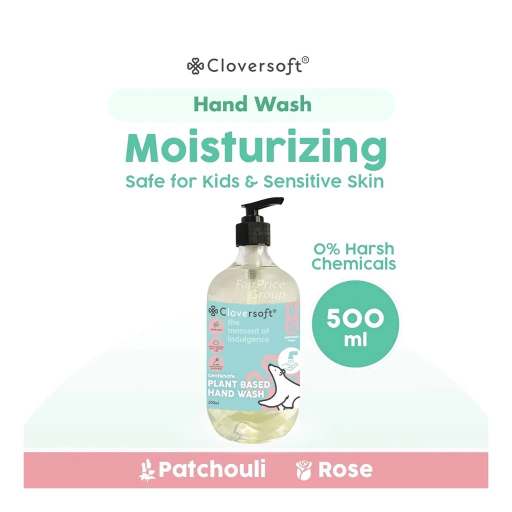 Cloversoft Handwash Patchouli & Rose 500ml