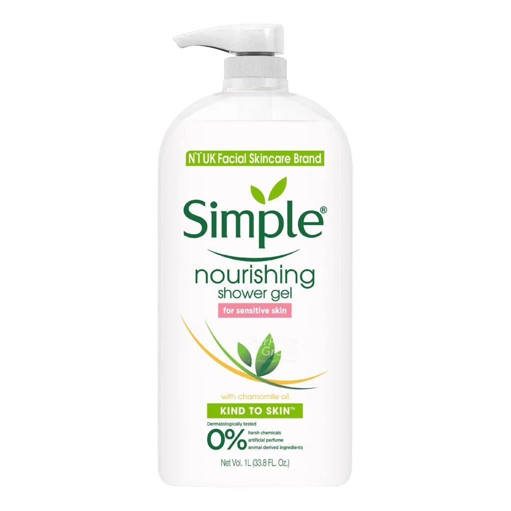 Simple Nourishing Shower Gel, 1L