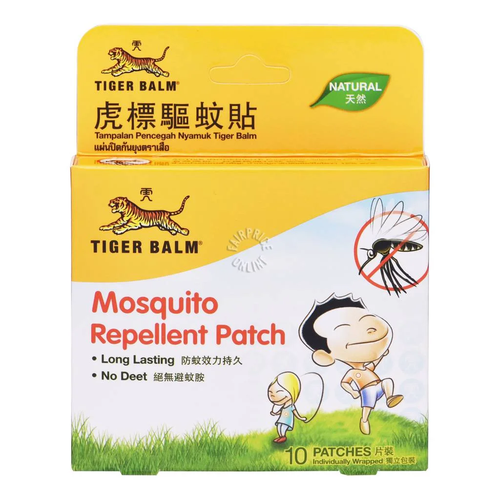 Tiger Balm Mosquito Repellent Patch, 10s